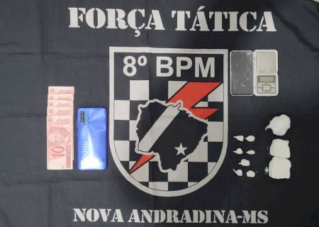 Denúncia leva Força Tática a fechar ponto de venda de drogas em Batayporã
